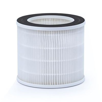 Status Air Purifier Replacement Filter Compatible with Status-Geneva, HEPA Filters, High-Efficiency, White, Pack of 1, FILTER-GENEVA1PB