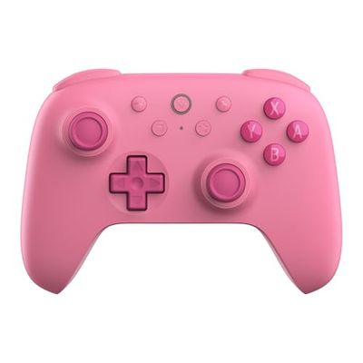 8BitDo Ultimate 2C kontroler Bluetooth do przełącznika, bezprzewodowy kontroler z 6-osiową kontrolą ruchu, wibracjami Rumble, D-Pad i wyrafinowanymi zderzakami, joysticki Halla (różowy)