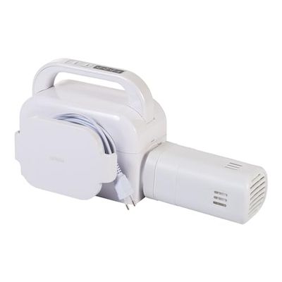Iris Ohyama, Aquecedor e secador de manta elétrico 2 em 1, 490 W, mangueira extensível, 3 configurações do temporizador, para roupa de cama, mantas - Bed Warmer BW-C1 - branco