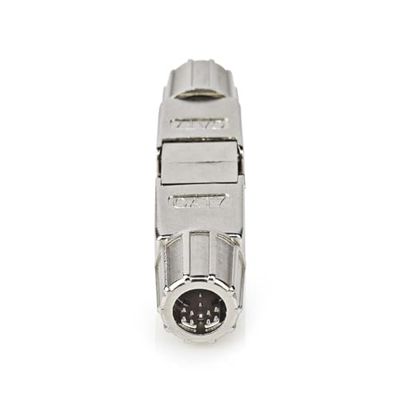 Nedis Network Coupler | CAT7 | Shielded | RJ45 Female | RJ45 Female | Straight | Metal | Envelope