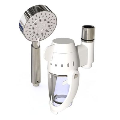 ShowerSpaah Bubble Showerhead Set - Innovative Mobility Shower Solution mixes Shower Gel Directly with Water, Fully controllable, fits Most Showers no Plumbing, Won Best Product at OT Show Nov 2024