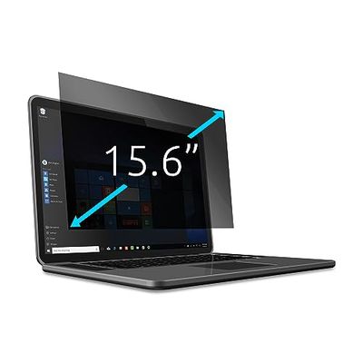 Kensington Laptop Privacy Screen Filter, 2-Way Removable Protector for 15.6" 16:9 Laptops/Tablets, Anti Glare Coating, Reversible Screen Cover with Blue Light Reduction to Prevent Eye Strain (628334)