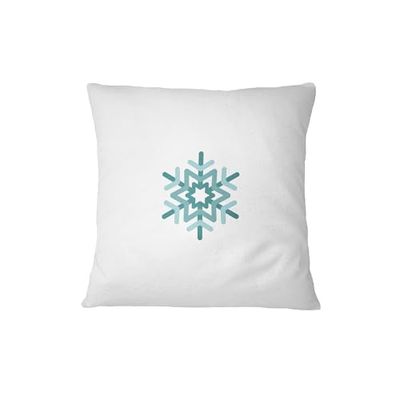 Bona Basics Funda de Almohada Decorativa, poliéster, Blanco 1, 45 x 45 cm