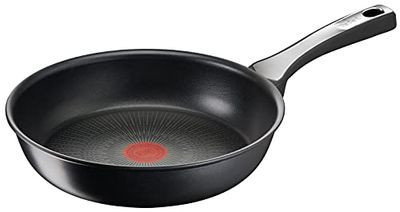Tefal Unlimited On Poêle à frire 22 cm, Revêtement antiadhésif résistant aux rayures, Haute performance, Indicateur de température Thermo-Signal, Cuisson saine, Induction, Fabriqué en France G2590323