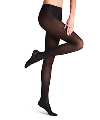 FALKE Women's Vitalize 40 DEN W Ti Semi-Opaque With Compression 1 Pair Tights, Black 3009, L