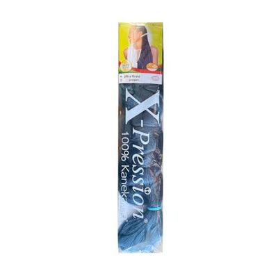 Extension per capelli X-Pression Stormy Blu Sintetico