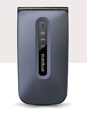 Emporia TALKactive T221-4G 2.2" 4G Clamshell Mobile Phone with Voice Assist - Blueberry (Official UK and Ireland version)