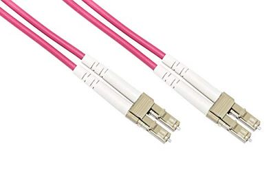 LINK FiberOptisk LC till LC MULTIMODE Duplex OM4 50/125 m0.5 LSZH LC MULTIMODE Fiberoptisk kabel