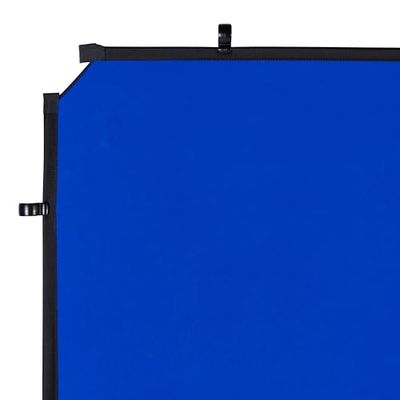 Manfrotto EzyFrame Cover per Fondale Pieghevole per Fotografia/Video Formato Large 2 x 2,3 m - Chroma Key Blu - Ultraportatile - Ritratti Famiglia/Pose d’Azione Dinamiche/di Moda/Commerciale - LB7949