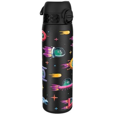 ION8 Lichtgewicht Stalen Waterfles, 600 ml/20 oz, Zonder Isolatie, Lekvrij, Makkelijk te Openen, Veilige Vergrendeling, Vaatwasserbestendig, Hygiënische Flipcover, Draaggreep, Duurzaam, Ruimteschepen