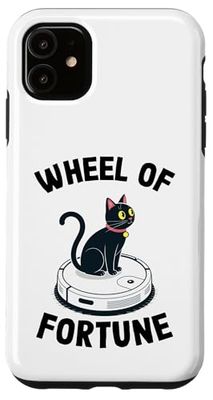 Wheel Of Fortune Cat Joke Robot Vacuum Cleaner Cat Case for iPhone 11