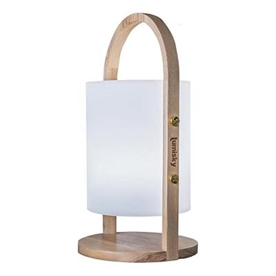 Lanterna LED sem fios H37 cm WOODY