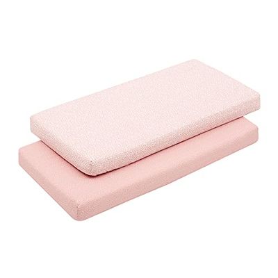 Cambrass 46126 2 passande lakan – Cot 70 70 x 140 x 1 cm skogrosa, rosa