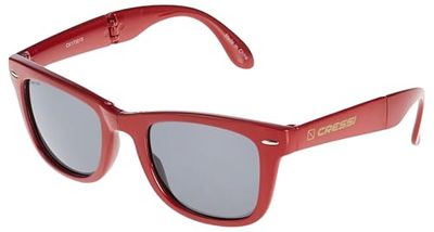 Cressi Taska Óculos de sol, unissexo para adultos, vermelho/cinzento escuro, tamanho único