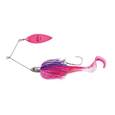 Berkley Zilla Spinnerbait, Fishing Hook, Hard Lures, PredatorFishing, Pike, Unisex, Pinky Promise, 50g | 240mm