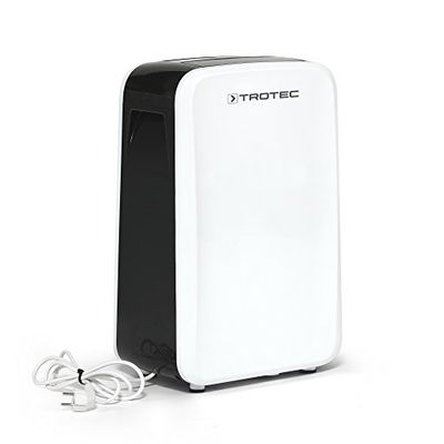 TROTEC Deshumidificador elétrico TTK 71 E / 24L / Ecrã LED/drenagem 2L / silencioso/portátil/para quartos de 50 m² / 125 m³ / Filtro de ar