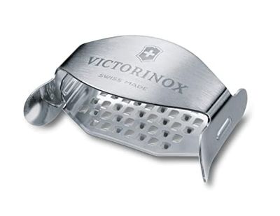 Victorinox Ralador de queijo, compacto, com fio fino, cabo de metal, Swiss Made, adequado para máquina de lavar louça