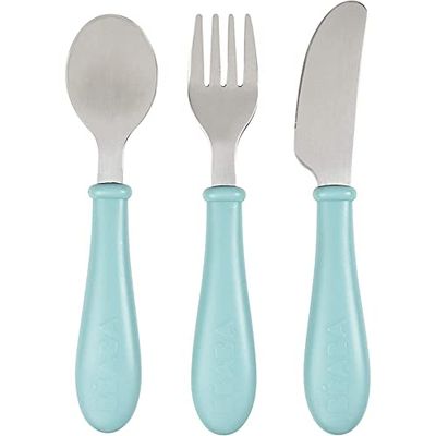 Béaba Set de 3 couverts INOX luftig grön