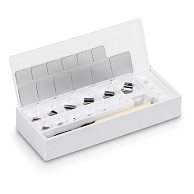 Kern 318-22 Ensemble de Poids en Forme de Bouton en Acier Inoxydable Poli, 1 Pièce