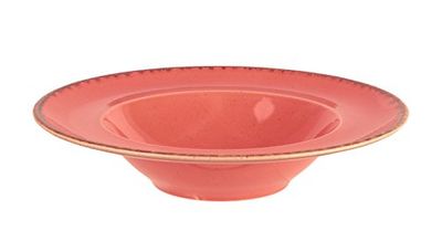 Stalwart 173925CO Coral Pasta Plate, 26 cm (Pack of 6)