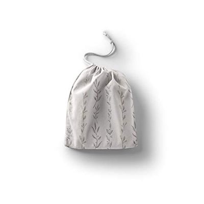 Bonamaison Impreso Algodón Bolsas con Cordón, Bolsa con Cordel para el Hogar y el Almacenamiento de Verduras, Bolso de Compras, Plegable, Ecologica, Reutilizables, Tamaño: 20x30 Cm