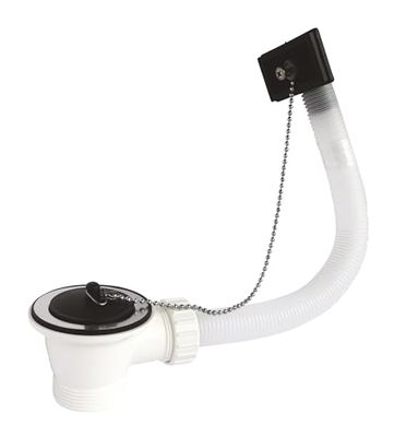 SOMATHERM FOR YOU - BB103 -Bonde al troppo pieno lavello in acciaio inox, forato Ø50 - Evacuazione 40/49
