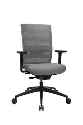 TOPSTAR SITNESS AirWork krzesło biurowe | z regulowanymi podłokietnikami | szare