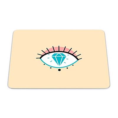 Bonamaison, Rectangle Pop Art Digital Printed Mouse Pad, Non-Slip Base, for Office and Home, Size: 22 x 18 cm