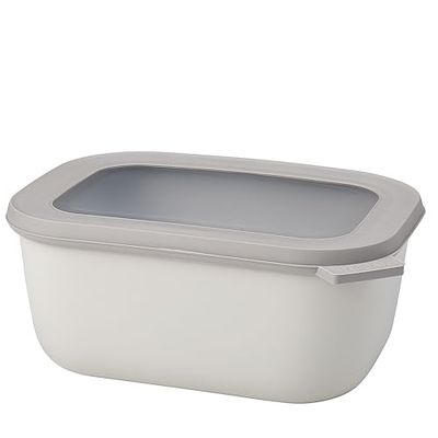 Mepal Multi bowl Cirqula rectangular 1500 ml / 50.7 oz - Nordic white