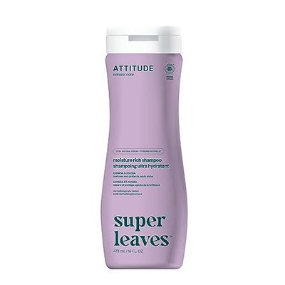ATTITUDE Shampooing Ultra-Hydratant, certifié EWG, cheveux secs et abîmés, ingrédients d’origine naturelle, végan, Quinoa & Jojoba, 473 mL
