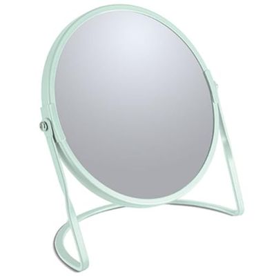 Spirella Akira Make-Up Mirror Cosmetic Mirror Bathroom Mirror 5x Magnification Matt Ice Green