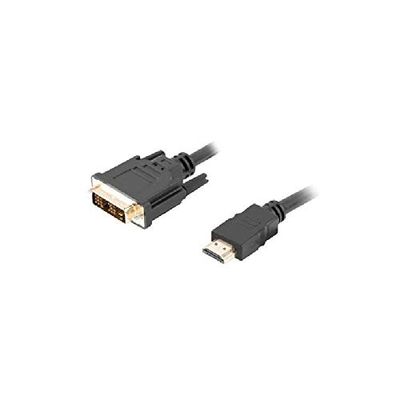 LANBERG KABEL HDMI -> DVI-D(18+1) M/M SINGLE LINK, CZARNY 5M