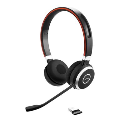 Jabra 6599-839-409 Evolve 65 SE Cuffie Wireless Stereo-Bluetooth, microfono con cancellazione del rumore - Batteria a lunga durata - Certificate UC per Zoom, Unify e altre piattaforme di spicco - Nero