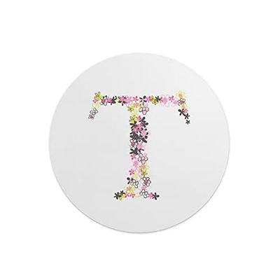 Questo Casa, Round Digital Printed Mouse Pad, Non-Slip Base, for Office and Home, Diameter:22cm
