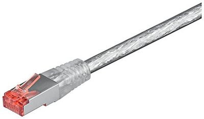CAT 6-1000 SSTP PIMF transparent 10 m