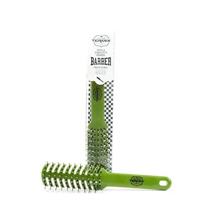 TERMIX - Cepillo Esqueleto Profesional Barber Grande | Desenredado y Volumen para Cabello Masculino |Púas separadas de Nylon y Cuerpo Ventilado | Cuidado Profesional para Barberos |Ideal para volumen
