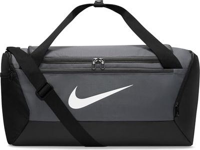 Nike Unisex Brasilia 9.5 41L Sportväska, Iron Grey/Black/White