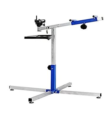 Gioma Bikestand Competition Gc 205-00 Support d'entretien de vélo Pliable Mixte, Metallo e verniciatura Colore blu, Taille Unique