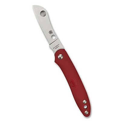 Spyderco, Outdoormes, lengte lemmet: 5,4 cm, Roadie Red Plain