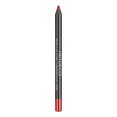 ARTDECO Soft Lipliner Waterproof – wodoodporny, długo utrzymujący się konturówka do ust, czerwony – 1 x 1,2 g