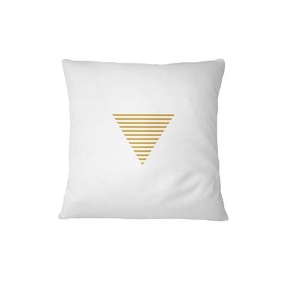 Bona Basics Housse de Coussin décorative, Polyester, white-417, 45 x 45 cm