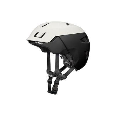 Mammut Haute Route hjälm | för skidåkning, cykling och klättring, bergstillbehör | vit-svart, 59-63 cm