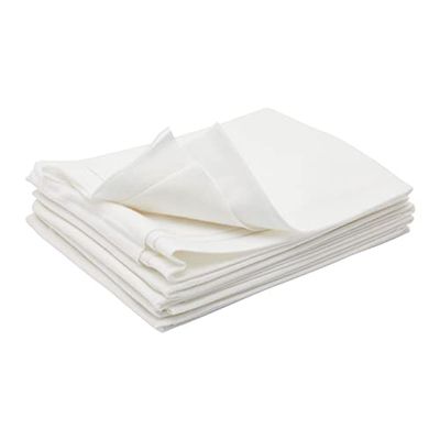 ProDec PMWP001 - Pack de 5 paños sin Pelusa para Limpiar, pulir y pulir Superficies, Color Blanco