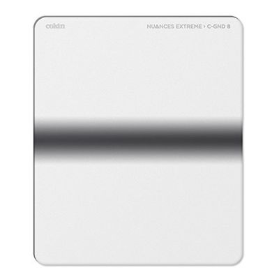 COKIN NUANCES Extreme GND8 Centre Filtro graduado em cinzento - 3 f-Stops - vidro mineral resistente - M (série P)