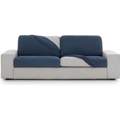 ECOMMERC3 Housse de canapé Universelle et Polyvalente avec Protection Facile à Installer pour Dossier, siège et accoudoirs Bleu