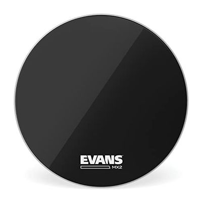 Evans MX2 slagvacht voor basdrum zwart 22 Inch zwart