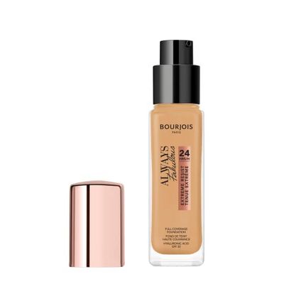 BOURJOIS - Fond De Teint Always Fabulous 24h 310 Beige - Fini Semi-Mat - À L'Acide Hyaluronique & Vitamine E - Haute Couvrance - Longue Tenue 24h - SPF20 - 30ml