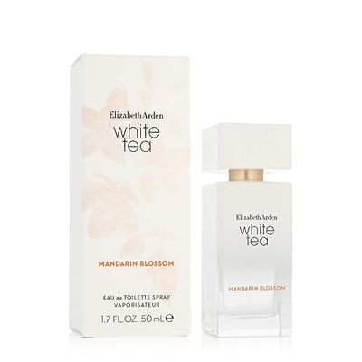 Elizabeth Arden White Tea Mandarin Blossom – Eau de Toilette femme/kvinnor, 50 ml, fruktig damdoft med blommig beröring, utvalda ingredienser och ädel design, daglig parfym