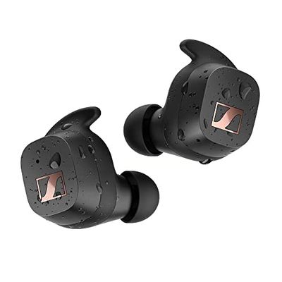 Sennheiser - Auricolari SPORT True Wireless: cuffie In-Ear Bluetooth per uno stile di vita attivo, musica e chiamate con acustica adattabile, cancellazione attiva del rumore e controlli touch