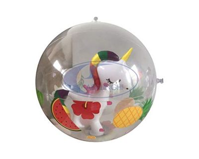 BTX s.r.l. (BTX) - Ballon Licorne 50 cm BL106, Multicolore, 123